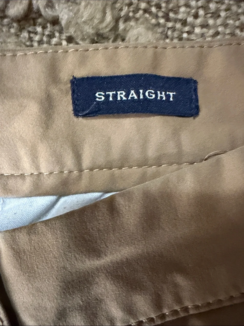 J. Crew Flex Tech Men’s Khaki Straight-Leg - Size W33 L32